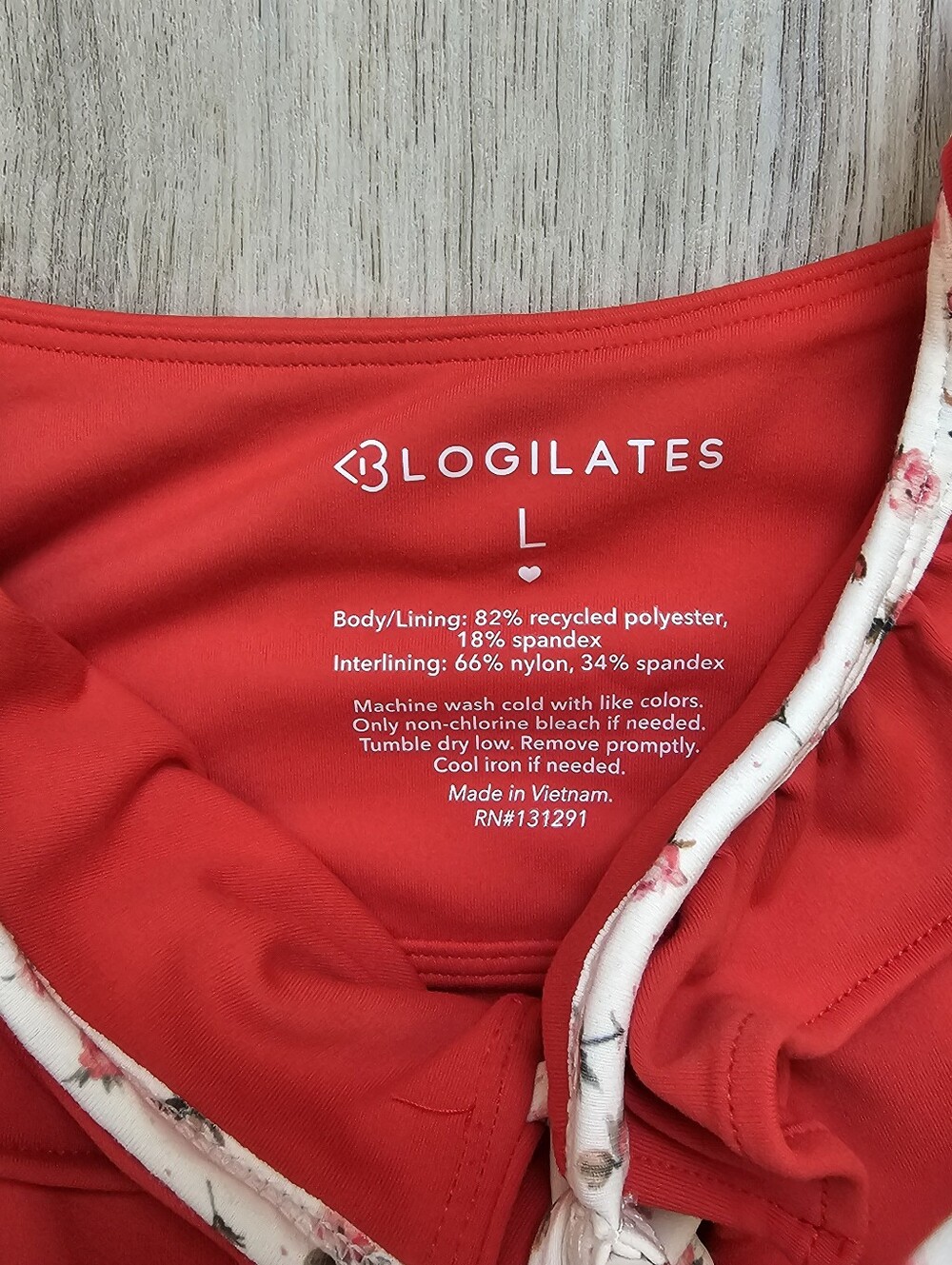 New Blogilates Ruffle Lace Up Athletic Tank Top - Picture 3 of 4